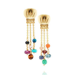 Palourde øreringe i guld. Milas Jewellery