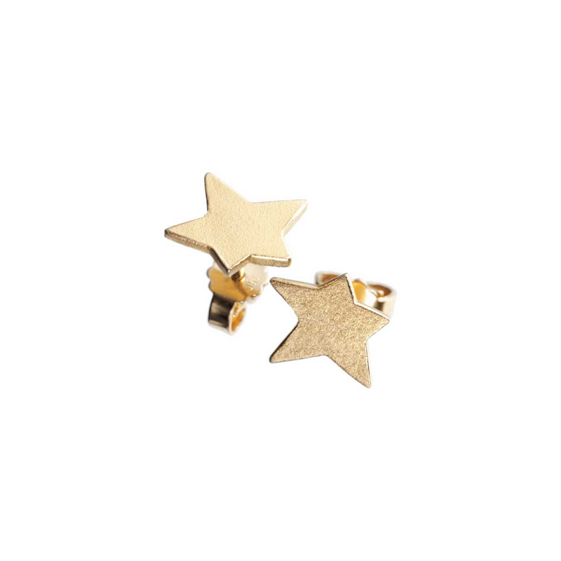 Ørestikker - Stjerne 18 kt guld