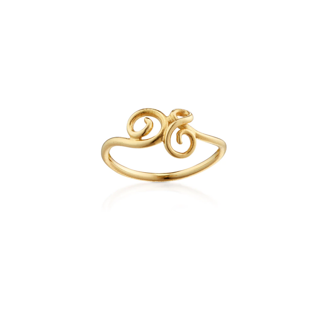 Ring - Spring 18 kt guld
