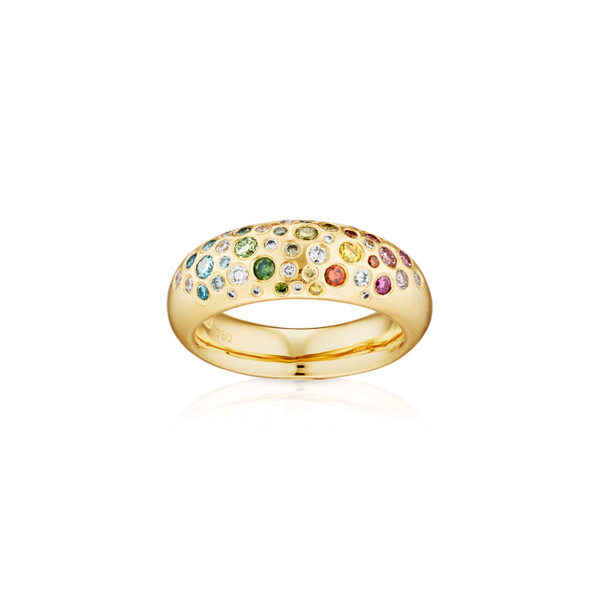 Ring - Havfrue i 18 kt guld