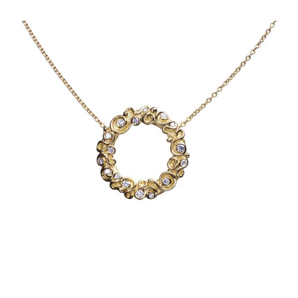 Kæde - Snirkel Oh 18 kt guld